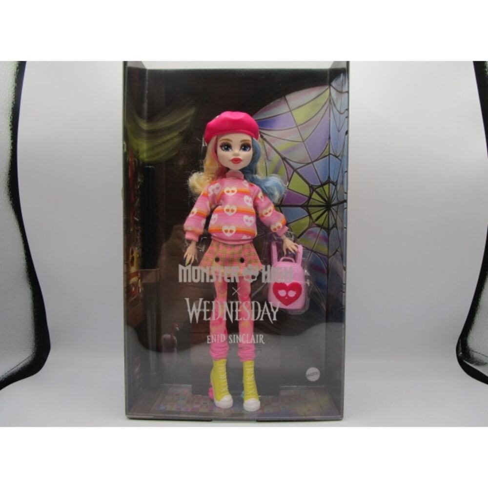 Monster High X Wednesday Enid Sinclair Addams Family Fashion Doll Mattel